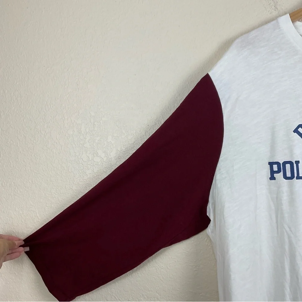 Polo By Ralph Lauren Raglan Athletic Club Baseball 3/4 Sleeve Top Size XXL
